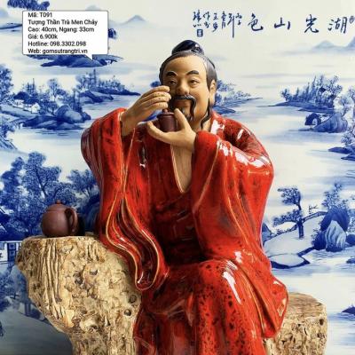 TƯỢNG THẦN TRÀ MEN CHẢY